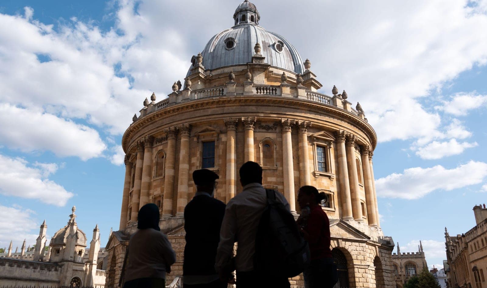 Visitors at Oxford University’s Radcliffe Camera